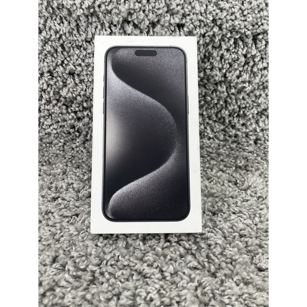 Apple iPhone 15 Pro Black Titanium 256GB EMPTY BOX ONLY